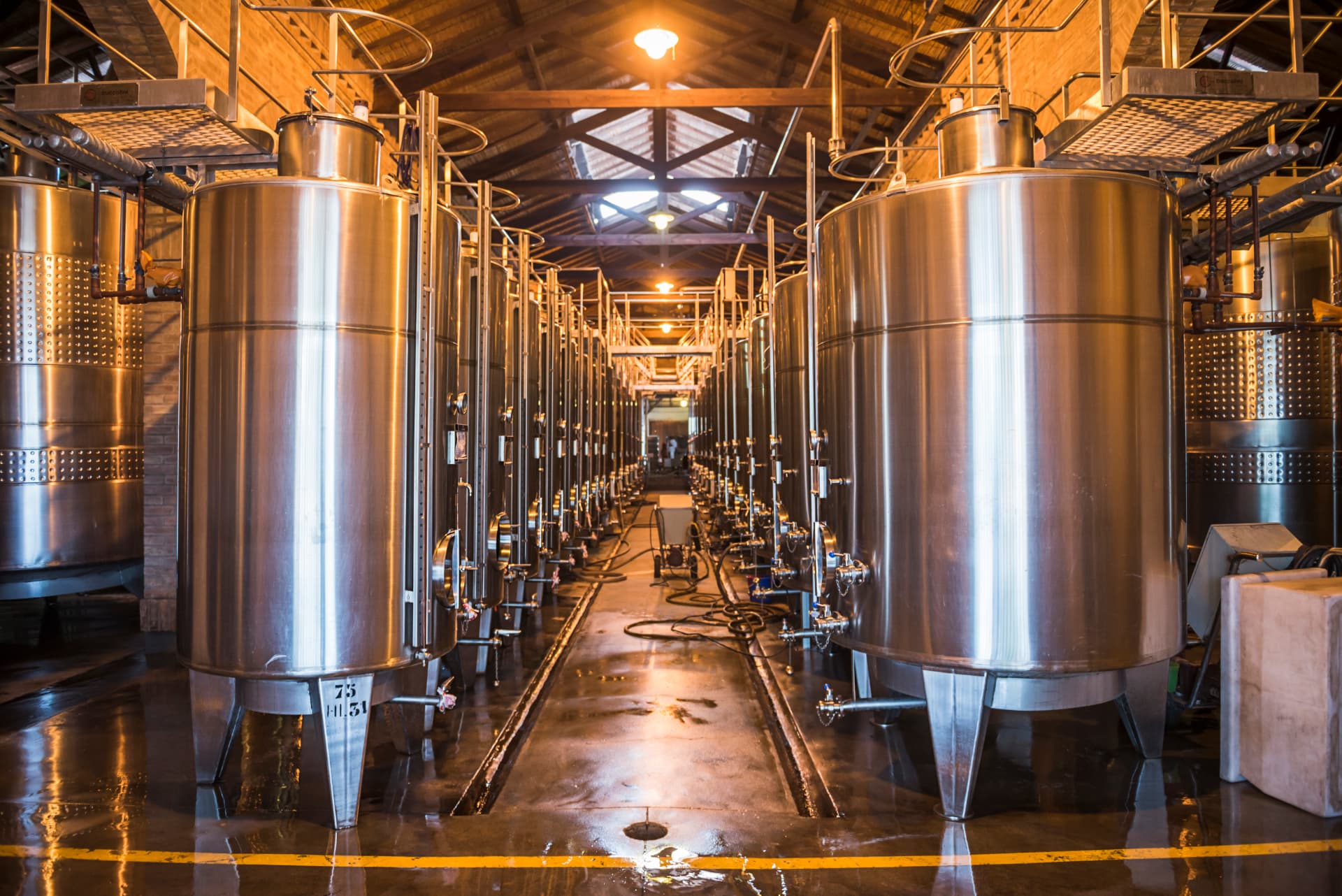Stainless steel tanks