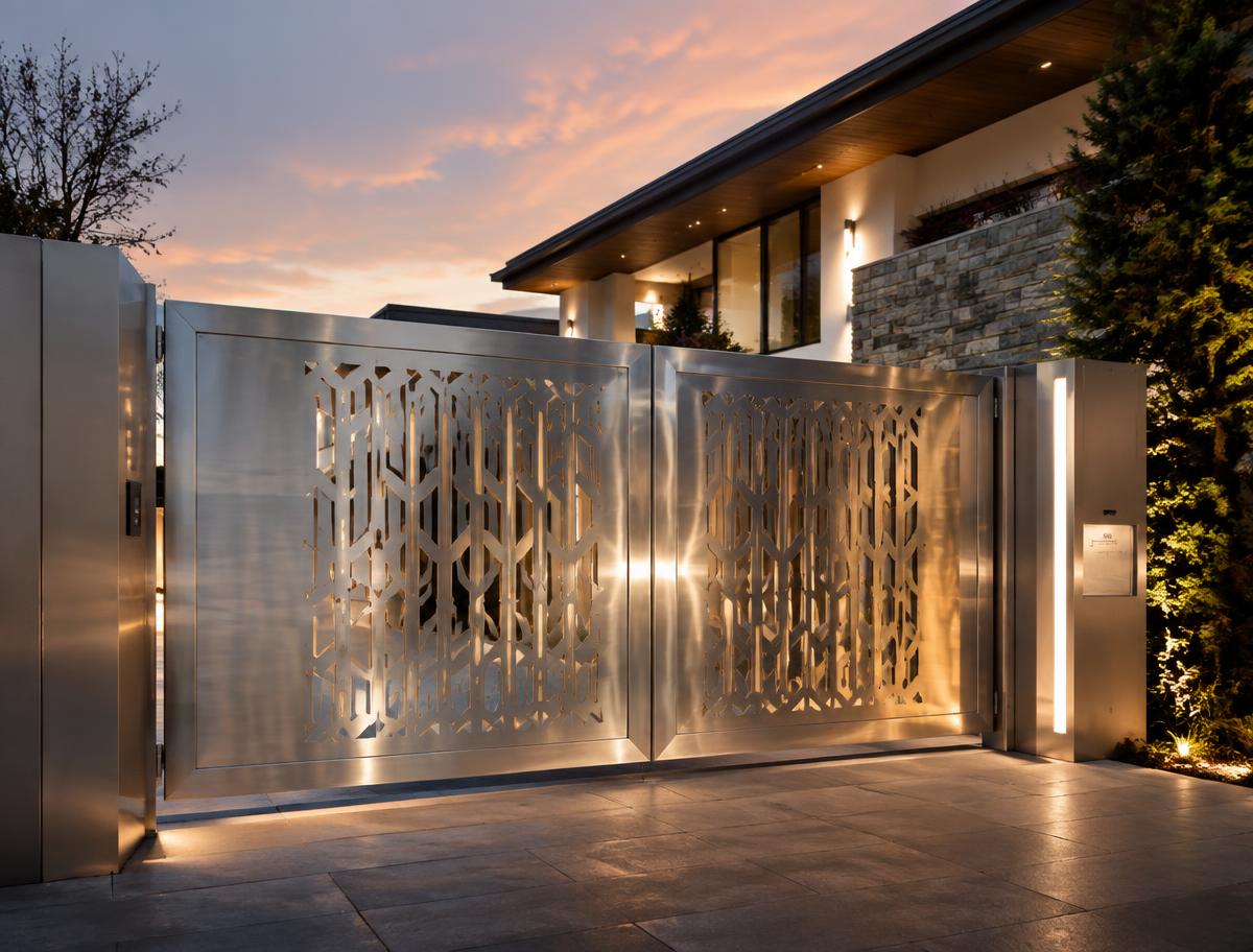 Stainless Steel Glass Door